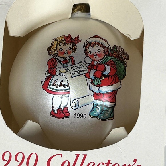 The Campbell Kids Vtg Christmas Ornament, 1990 Collector's Edition, Used in Box - Picture 2 of 8